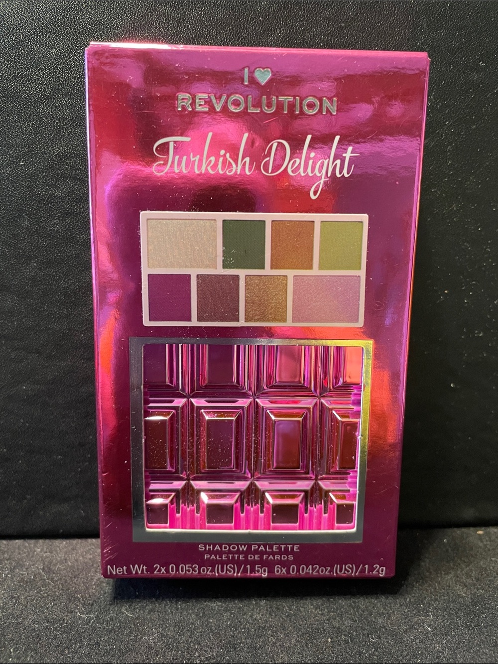 Revolution Turkish Delight Eyeshadow Palette - Pink, Green, Gold